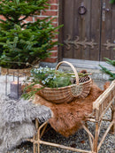 Bloomingville - Vibber Kurv, Natur, Rattan - L40 × B26 × H29/L50 × B32 × H37 cm, sæt med 2