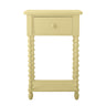 Bloomingville - Salino Sidebord, Gul, Fyrretræ - L45 × H70 × B32 cm