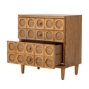Bloomingville - Vester Kommode, Brun, MDF - L56 × H61 × B35 cm