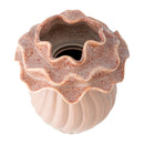 Bloomingville - Petalia Vase, Rosa, Stentøj - Ø15,5 × H17 cm
