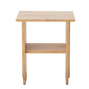 Bloomingville - Bark Taburet, Natur, Gummitræ - L38 × H45,5 × B38 cm