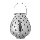 Bloomingville - Maika Lanterne, Sølv, Aluminium - Ø33 × H40 cm