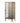 Bloomingville - Saone Skab, Messing, Hærdet glas - L45 × H110 × B40 cm