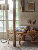 Bloomingville - Pammi Bænk, Natur, Sukkerør - L75 × H57 × B150 cm
