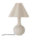 Bloomingville - Heide Bordlampe, Hvid, Stentøj - Ø42 × H60 cm