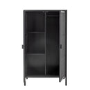 Bloomingville - Marikka Skab, Sort, FSC® 100%, mahognitræ - L85 × H150 × B40 cm