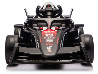 Porsche Formula E 12V Elbil til børn – Licenseret racerbil med lædersæde, musik & fjernbetjening