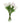 Bloomingville - Tulip Buket, Hvid, Kunstige Blomster - Ø17 × H32 cm
