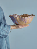 Bloomingville - Nash Skål, Brun, Stentøj - Ø24,5 × H10 cm
