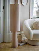 Bloomingville - Emmie Gulvlampe, Natur, Hør - Ø28 × H120 cm