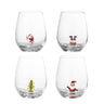Bloomingville - Misa Drikkeglas, Multipak, Klar, Glas - Ø9 × H12 cm, sæt med 4
