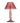 Bloomingville - Cisco Fyrfadsstage, Rød, Glas - Ø12 × H19,5 cm