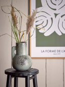 Bloomingville - Tias Vase, Grå, Keramik - L18 × H23 × B18 cm