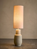 Bloomingville - Linetta Gulvlampe, Hvid, Stentøj - Ø28 × H113 cm