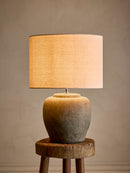 Bloomingville - Isabelle Bordlampe, Grå, Stentøj - Ø44 × H62 cm