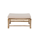 Bloomingville - Korfu Modulpuf, Natur, Bambus - L72 × H30 × B72 cm