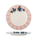 Bloomingville - Carry Tallerken, Rosa, Stentøj - Ø20,5 × H2 cm, sæt med 4