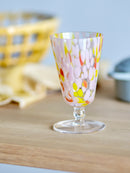 Bloomingville - Lilya Vinglas, Rosa, Glas - Ø8 × H14,5 cm