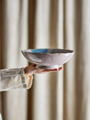 Bloomingville - Imogen Skål, Multifarvet, Stentøj - Ø24 × H8 cm