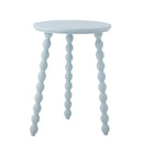 Bloomingville - Salino Sidebord, Blå, Fyrretræ - Ø41 × H53 cm
