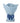 Bloomingville - Belivia Vase, Blå, Stentøj - Ø19,5 × H28,5 cm