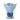 Bloomingville - Belivia Vase, Blå, Stentøj - Ø19,5 × H28,5 cm