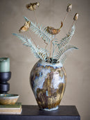 Bloomingville - Senja Vase, Brun, Stentøj - Ø22 × H31,5 cm