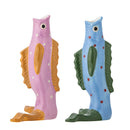 Bloomingville - Mako Vase, Multifarvet, Stentøj - L11,5 × H19 × B7,5 cm, sæt med 2