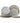 Bloomingville - Sandrine Bordservice Sæt, Natur, Stentøj - P:Ø28,5 × H2,5/Ø22 × H2/DP:Ø22 × H5cm, sæt med 12