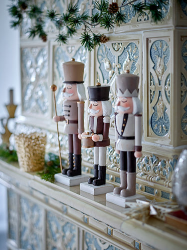 Bloomingville - Darryl Deko, Brun, Polyresin - L6 × H23 × B5/L6 × H25 × B5/L6 × H27 × B5 cm, sæt med 3
