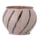Bloomingville - Iman Urtepotteskjuler, Rosa, Stentøj - Ø21 × H16 cm