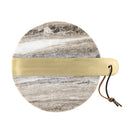 Bloomingville - Villette Skærebræt, Natur, Marmor - L25 × H1,5 × B30,5 cm