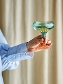Bloomingville - Signe Cocktailglas, Multifarvet, Glas - Ø9,5 × H13 cm, sæt med 6