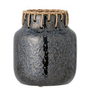 Bloomingville - Janel Vase, Sort, Keramik - Ø17 × H21 cm