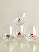Bloomingville - Misa Drikkeglas, Multipak, Klar, Glas - Ø9 × H12 cm, sæt med 4