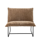 Bloomingville - Cape Loungestol, Brun, Genanvendt polyester - L90 × H80 × B87 cm