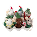 Bloomingville - Peo Ornament, Grøn, Uld - L16 × H13 × B12 cm, sæt med 6
