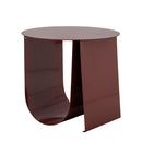 Bloomingville - Cher Sidebord, Rød, Jern - Ø43 × H38 cm