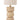 Bloomingville - Marci Bordlampe, Natur, Travertin - Ø19 × H53 cm