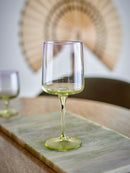 Bloomingville - Luciana Vinglas, Multifarvet, Glas - Ø7,5 × H21 cm, sæt med 6