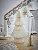 Bloomingville - Ilo Stjerne, Hvid, FSC® Mix, papir - Ø45 × H16/Ø45 × H13/Ø66 × H20 cm, sæt med 3
