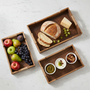 Serveringsbakker flat lay