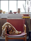 Bloomingville - Ollie Loungestol, Brun, Læder - L55 × H84 × B60 cm