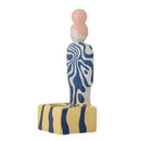 Bloomingville - Priya Fyrfadsstage, Multifarvet, Stentøj - L10 × H25 × B9 cm