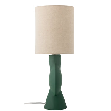 Bloomingville - Sergio Bordlampe, Grøn, Stentøj - Ø21 × H55 cm