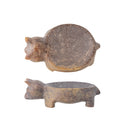 Bloomingville - Vigo Skål, Brun, Fedtsten - L12,5 × H4,5 × B8 cm