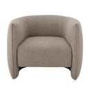 Bloomingville - Bacio Loungestol, Natur, Genanvendt polyester - L92 × H74 × B87 cm
