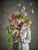 Bloomingville - Breeze Buket, Rosa, Kunstige Blomster - Ø40 × H138 cm