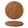 Bloomingville - Dotta Skærebræt, Brun, mangotræ - Ø25,5 × H1,5 cm