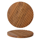 Bloomingville - Dotta Skærebræt, Brun, mangotræ - Ø25,5 × H1,5 cm